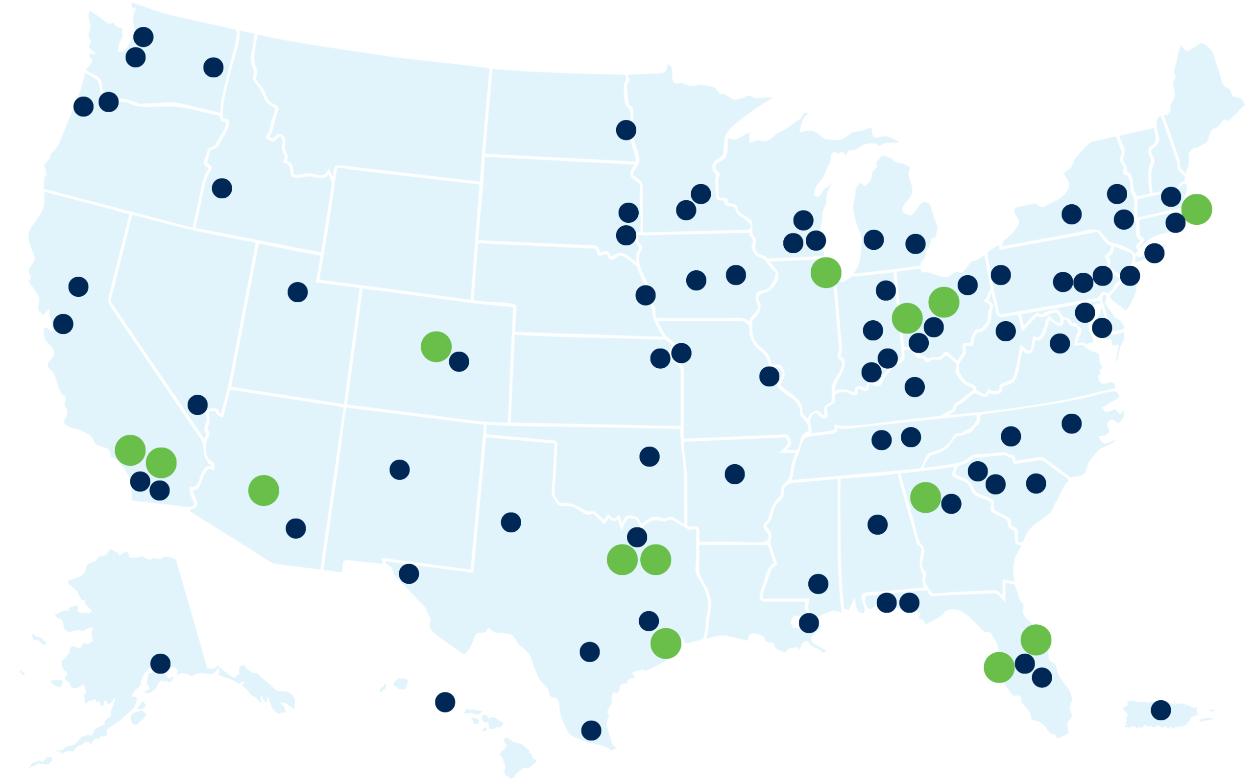 Nationwide Map